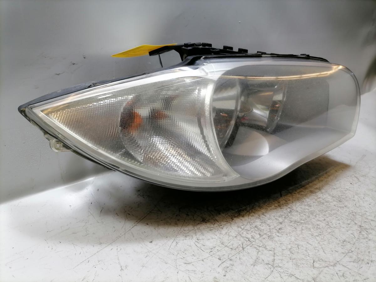 BMW 1er E87 original Scheinwerfer vorn links Halogen leicht vergilbt Bj.2005